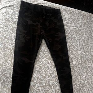Camo-print cotton leggings